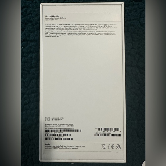 iPhone 14 Pro Max EMPTY BOX! - Picture 3 of 7